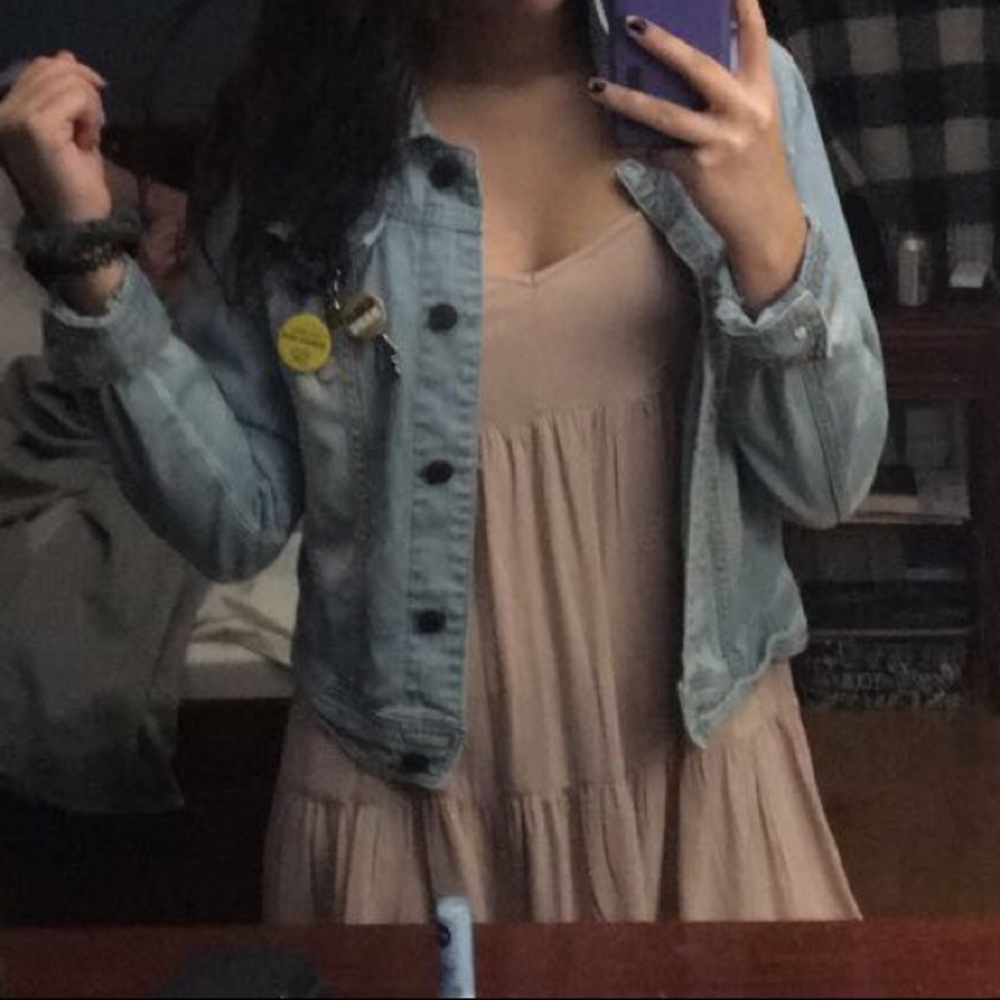 Pastel pink sundress